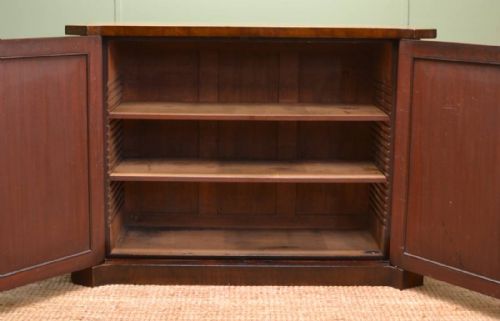fig 1. Antique Satin Birch Victorian Cupboard