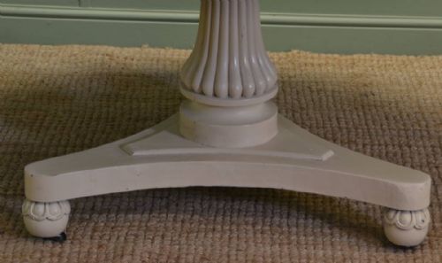 fig 2. Large Regency Circular Painted Antique Dining Table