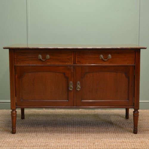 Quality Edwardian Antique Mahogany Cupboard