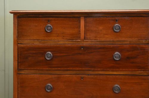 fig 2. Edwardian Mahogany Antique Inlaid Chest Of Drawers