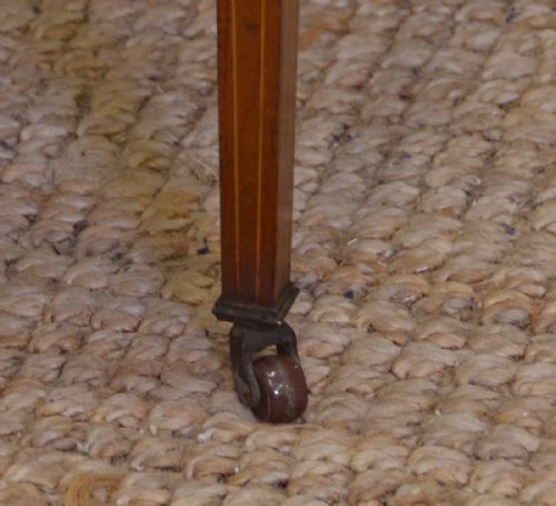 fig 1. Elegant Edwardian Mahogany Glazed Antique Bijouterie Table