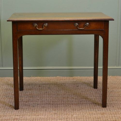 fig 2. Beautiful Georgian Country Oak Antique Side Table