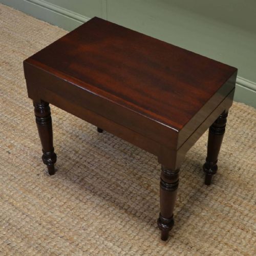 Unusual Victorian Mahogany Antique Small Coffee Table