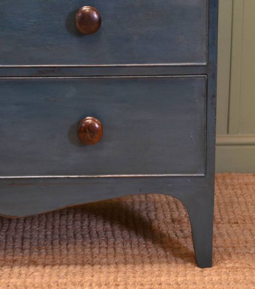 fig 1. Painted Regency Antique Chest Of Drawers