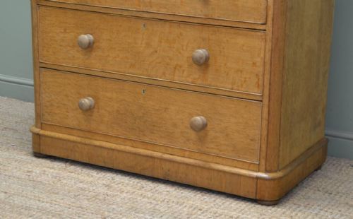 fig 1. Light Mellow Oak Victorian Country Antique Chest Of Drawers