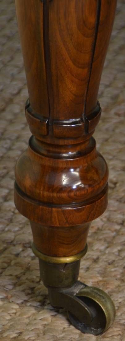 fig 2. Quality Figured Walnut Victorian Antique Dining Table