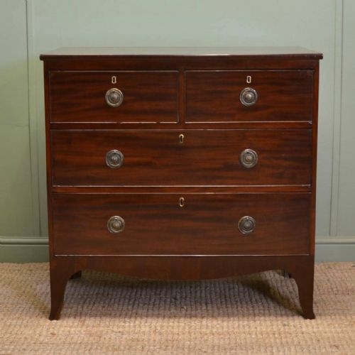Fine Quality Antique Regency Mahogany Chest of Drawers.