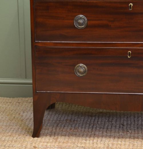 fig 1. Fine Quality Antique Regency Mahogany Chest of Drawers.
