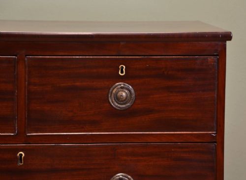 fig 2. Fine Quality Antique Regency Mahogany Chest of Drawers.