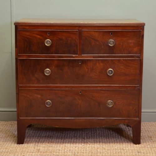 Antique Regency Mahogany Chest of Drawers.