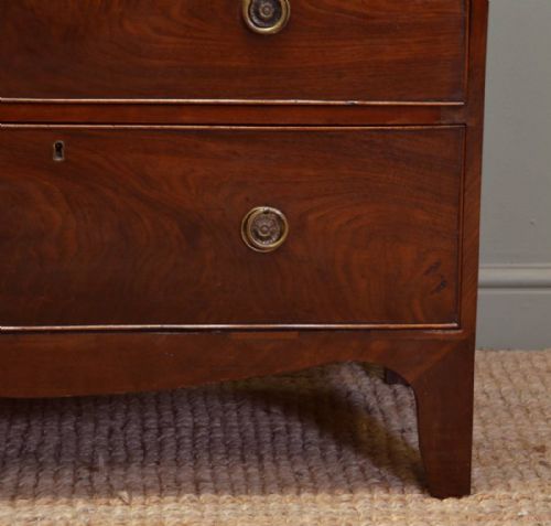 fig 1. Antique Regency Mahogany Chest of Drawers.