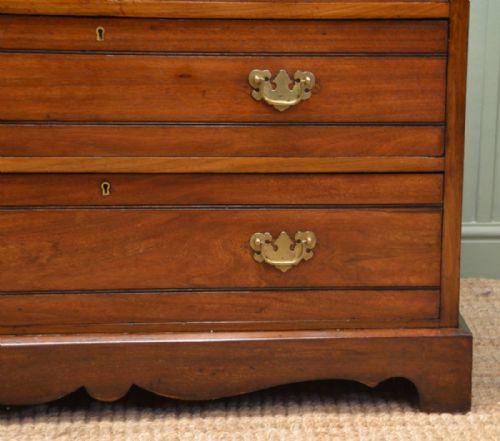 fig 1. Victorian Arts And Crafts Antique Walnut Chest Of Drawers