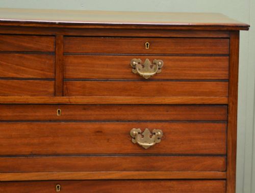 fig 2. Victorian Arts And Crafts Antique Walnut Chest Of Drawers