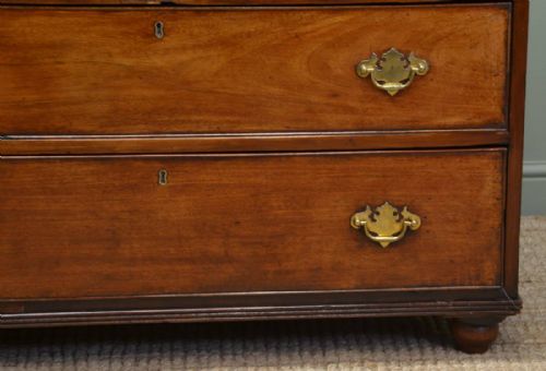 fig 1. Georgian Mahogany Antique Chest Of Drawers