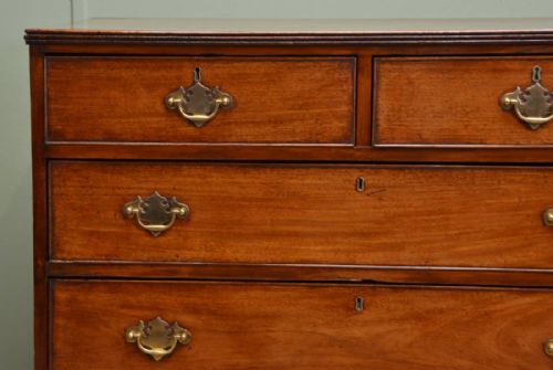 fig 2. Georgian Mahogany Antique Chest Of Drawers