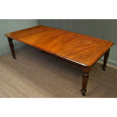 fig 1. Characterful Golden Mahogany William IV Large Antique Dining Table