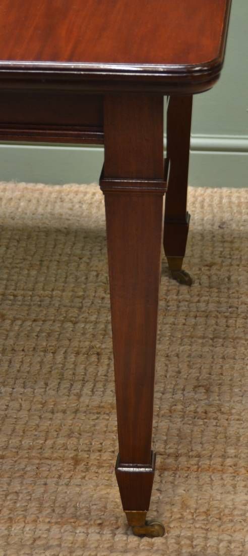 fig 1. Spectacular Rich Mahogany Quality Antique Victorian Extending Dining Table