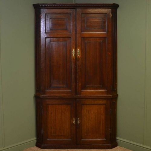 Georgian Country Oak Antique Floor Standing Cupboard