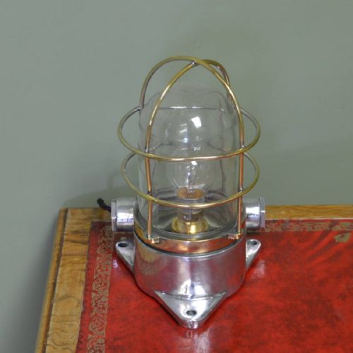 
Reclaimed Brass Antique Art Deco Desk Lamp
