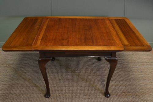 Art Deco Walnut Extending Antique Dining Table