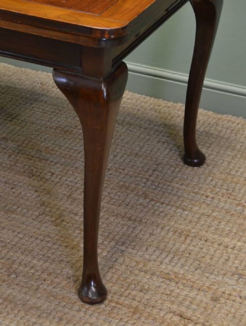 fig 2. Art Deco Walnut Extending Antique Dining Table