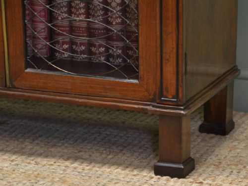fig 1. Small Regency Mahogany Antique Cabinet of Small Proportions