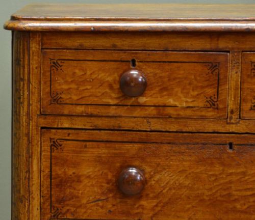 fig 2. Small Victorian Antique Chest Of Drawers with the Original Painted Pine Finish