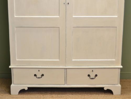 fig 1. Characterful Georgian Painted Antique Wardrobe