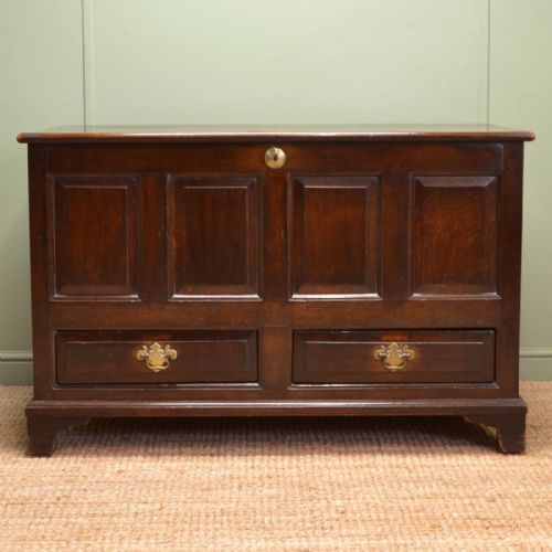 Georgian Oak Antique Mule Chest