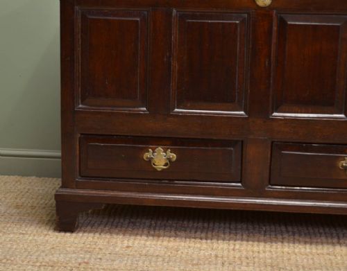 fig 1. Georgian Oak Antique Mule Chest