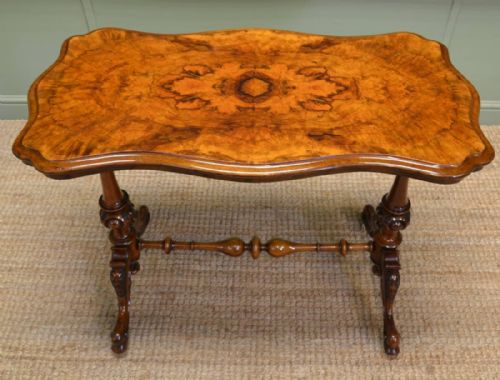 fig 2. Magnificent Victorian Figured Walnut Antique Centre Table