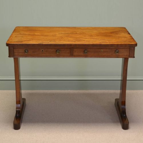 Elegant Mellow Mahogany Regency Antique Sofa Table
