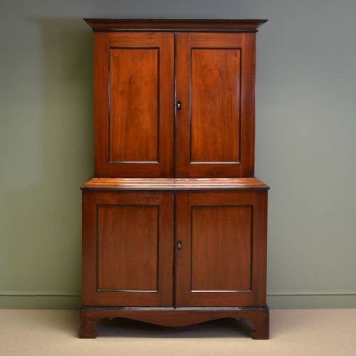 Quality Victorian Antique Padouk Cabinet / Cupboard