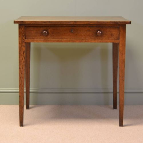 Regency Country Oak Antique Side Table