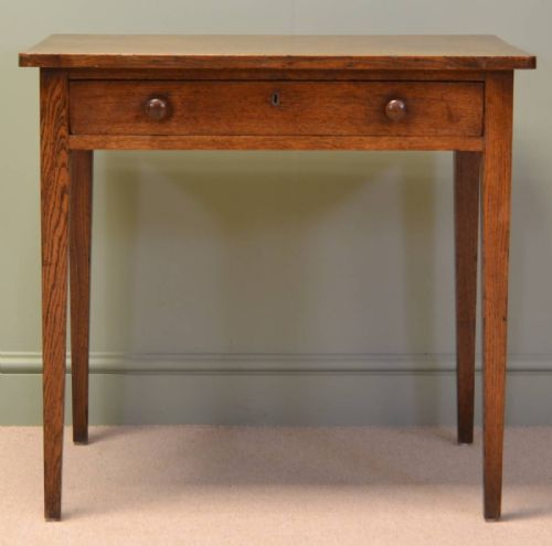 fig 1. Regency Country Oak Antique Side Table