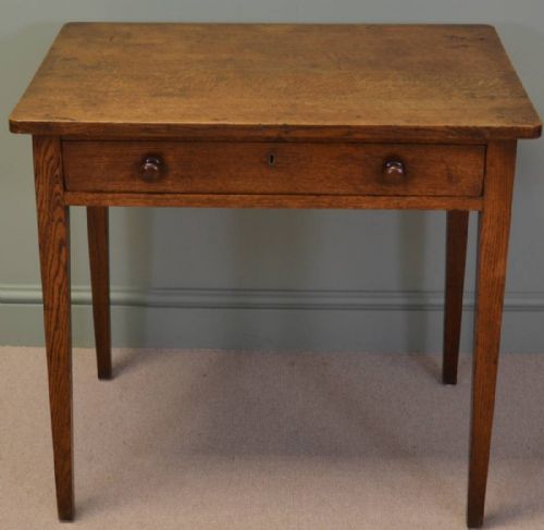 fig 2. Regency Country Oak Antique Side Table