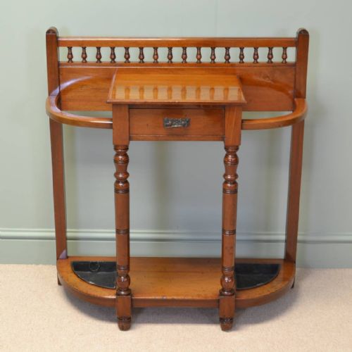 Quality Victorian Walnut Antique Stick / Umbrella Stand