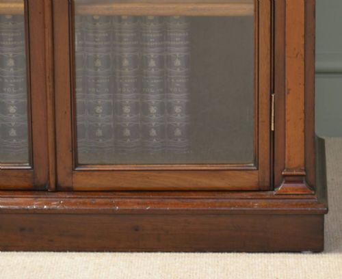 fig 1. Magnificent Victorian Antique Glazed Mahogany Bookcase 