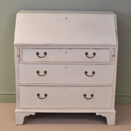 Painted Country Georgian Antique Bureau