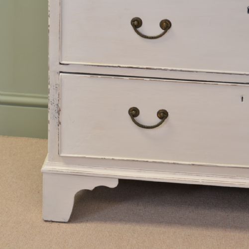 fig 1. Painted Country Georgian Antique Bureau
