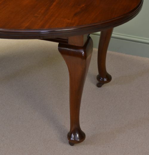 fig 1. Edwardian Mahogany Antique Extending Dining Table