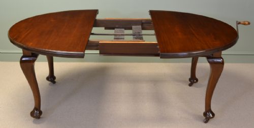 fig 3. Edwardian Mahogany Antique Extending Dining Table