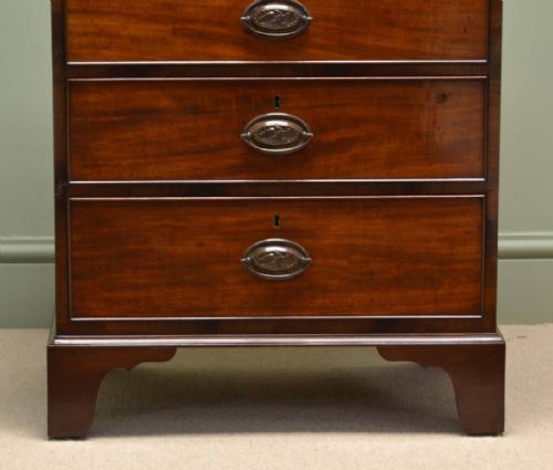 fig 1. Small Edwardian Mahogany Antique Chest Of Drawers