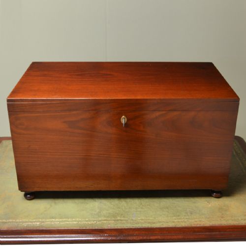 Rare Teak Victorian Antique Campaign Chest / Deeds Box.