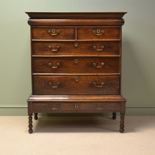 
17th Century Walnut Chest on Stand
