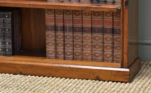 fig 1. Large Victorian Antique Open Bookcase