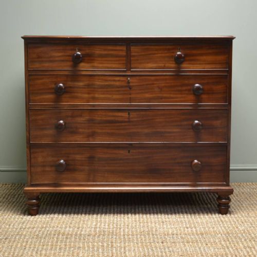 Country Georgian Mahogany Antique Chest of Drawers