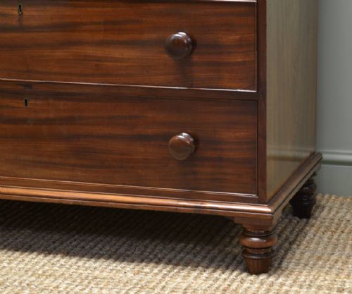 fig 1. Country Georgian Mahogany Antique Chest of Drawers