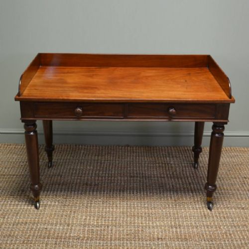 Fine Quality Victorian Mahogany Antique Writing Table