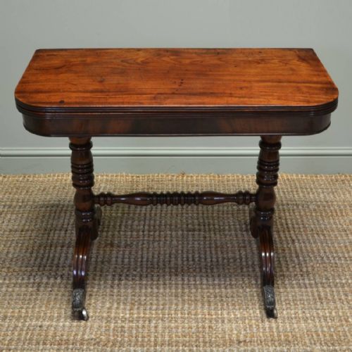 Elegant Regency Mahogany Antique Side / Console Table